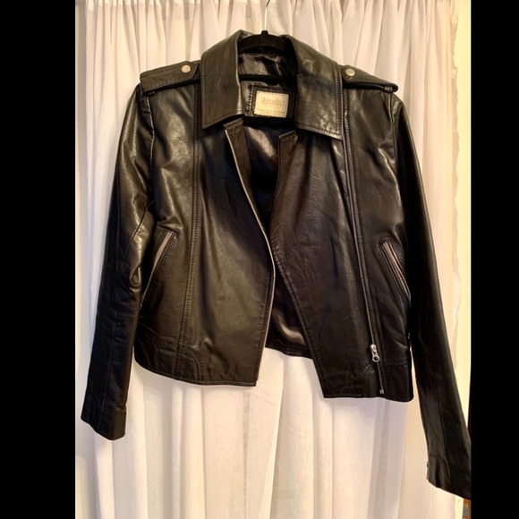 Argentinian Black Leather Moto Jacket - Picture 2 of 8